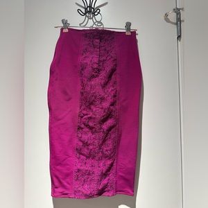 Dolce & Gabbana Purple Pencil Skirt